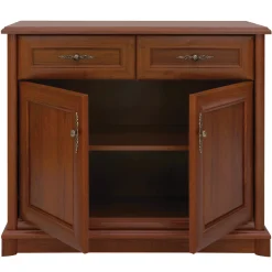 Garnero Arredamenti Mobili Arte Povera-Credenza 101x90h cm 2 ante 2 cassetti arte povera noce Toscana