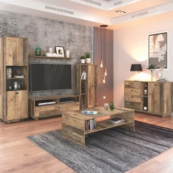 Garnero Arredamenti Credenze Moderne|Madie Moderne-Credenza 120x85h cm con cassetti moderna legno vecchio antico West Gihome®