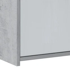 Garnero Arredamenti Credenze Moderne-Credenza 114x78h cm moderna bianco opaco cemento Durban