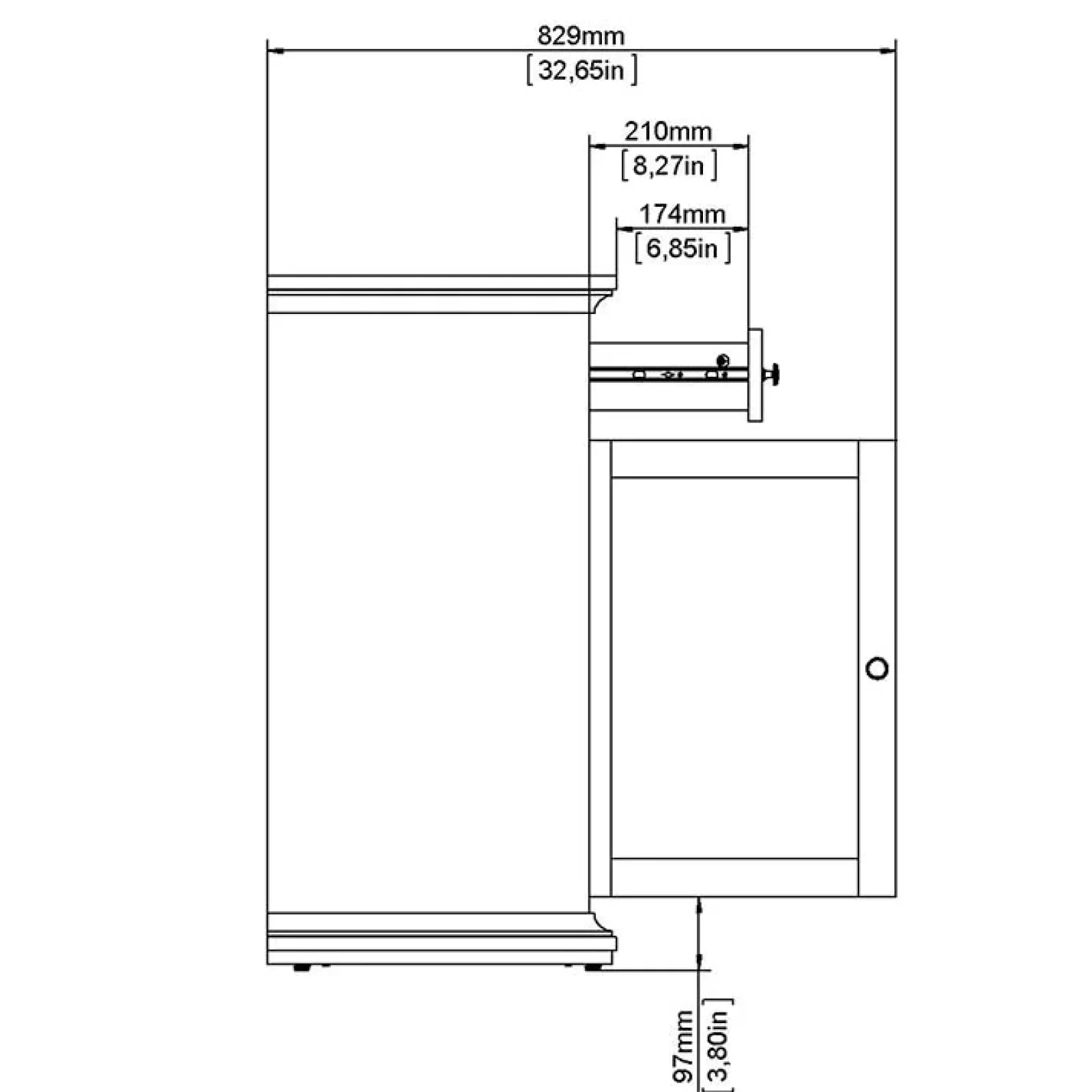 Garnero Arredamenti Mobili Arte Povera|Credenze Moderne-Credenza 143x92h cm shabby bianco opaco Avignon Gihome®