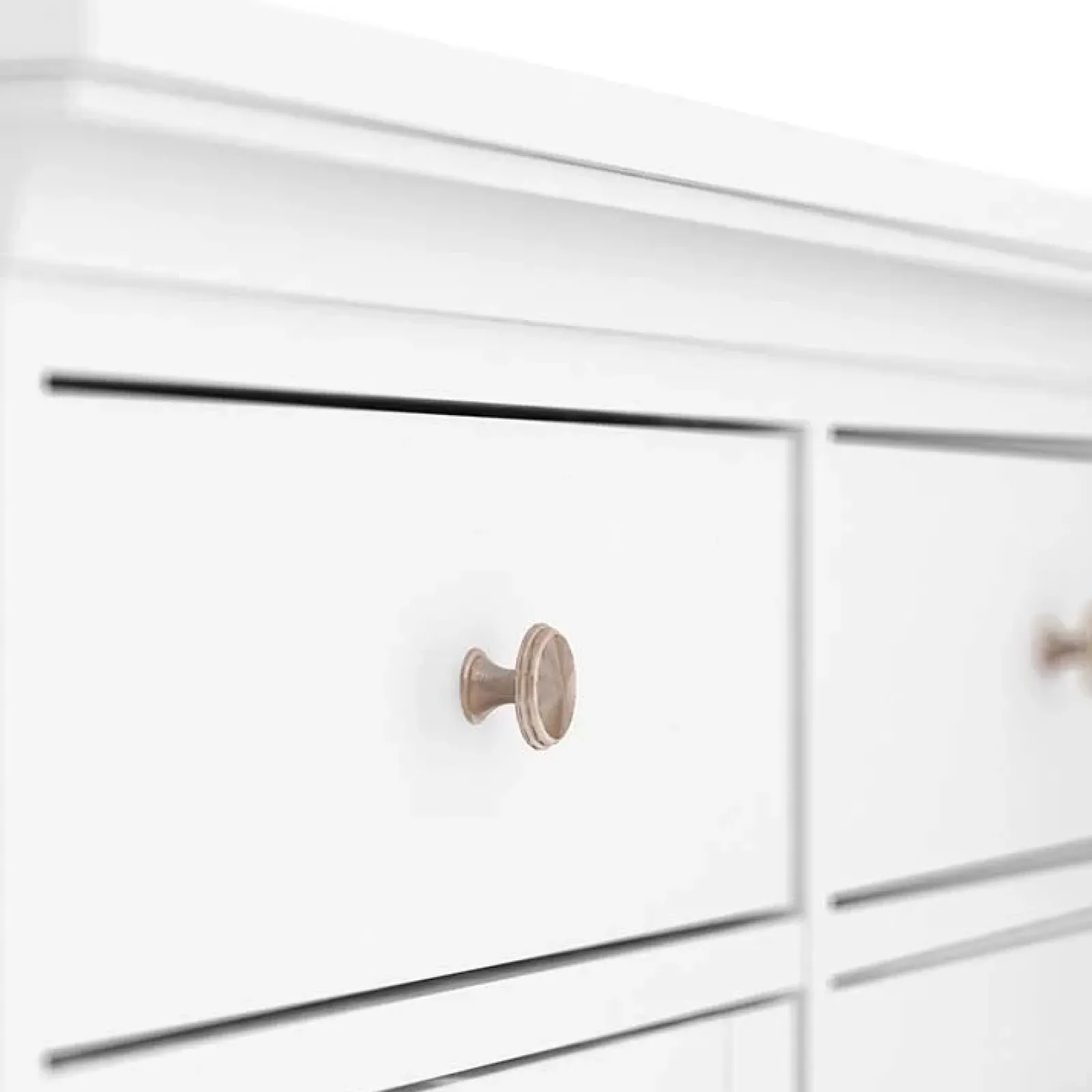 Garnero Arredamenti Mobili Arte Povera|Credenze Moderne-Credenza 143x92h cm shabby bianco opaco Avignon Gihome®