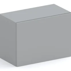 Garnero Arredamenti Mensole E Pensili-Cubo da terra 55x40h cm 1 anta reversibile Sunset Grigio scuro