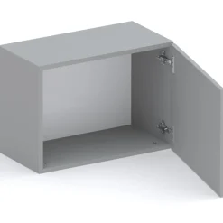 Garnero Arredamenti Mensole E Pensili-Cubo da terra 55x40h cm 1 anta reversibile Sunset Grigio scuro