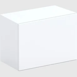 Garnero Arredamenti Mensole E Pensili-Cubo da terra 55x40h cm 1 anta reversibile Sunset Bianco Lucido