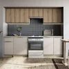 Garnero Arredamenti Cucine Complete|Cucine Complete-Cucina 240cm completa componibile moderna grigio rovere sonoma Taipei