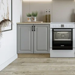 Garnero Arredamenti Cucine Complete|Cucine Complete-Cucina 240cm completa moderna shabby componibile grigio rovere Oxford Grigio - Rovere