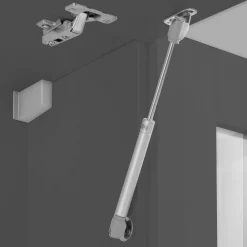 Garnero Arredamenti Cucine Complete|Cucine Complete-Cucina 255cm componibile lineare moderna antracite grigio pietra Gourmet Prestige Antracite - Grigio pietra