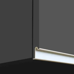 Garnero Arredamenti Cucine Complete|Cucine Complete-Cucina 255cm componibile lineare moderna antracite grigio pietra Gourmet Prestige Antracite - Grigio pietra