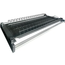 Garnero Arredamenti Cucine Complete|Cucine Complete-Cucina 255cm componibile lineare moderna antracite rovere Gourmet Pure Antracite - Rovere