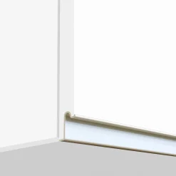 Garnero Arredamenti Cucine Complete|Cucine Complete-Cucina 255cm componibile lineare moderna bianco grigio pietra Gourmet Prestige Bianco Lucido - Grigio pietra