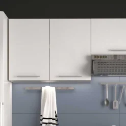 Garnero Arredamenti Cucine Complete|Cucine Complete-Cucina 240cm moderna componibile bianca rovere Urban Bianco Opaco - Rovere