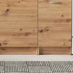 Garnero Arredamenti Cucine Complete|Cucine Complete-Cucina 240cm moderna lineare componibile Dalia Quercia