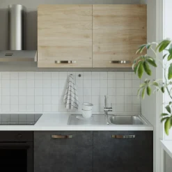 Garnero Arredamenti Cucine Complete|Cucine Complete-Cucina 240cm reversibile moderna lineare rovere antracite Culinary