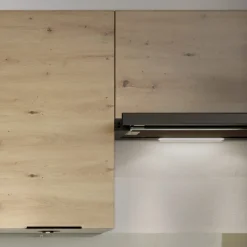 Garnero Arredamenti Cucine Complete|Cucine Complete-Cucina moderna componibile 240cm quercia nero Terry