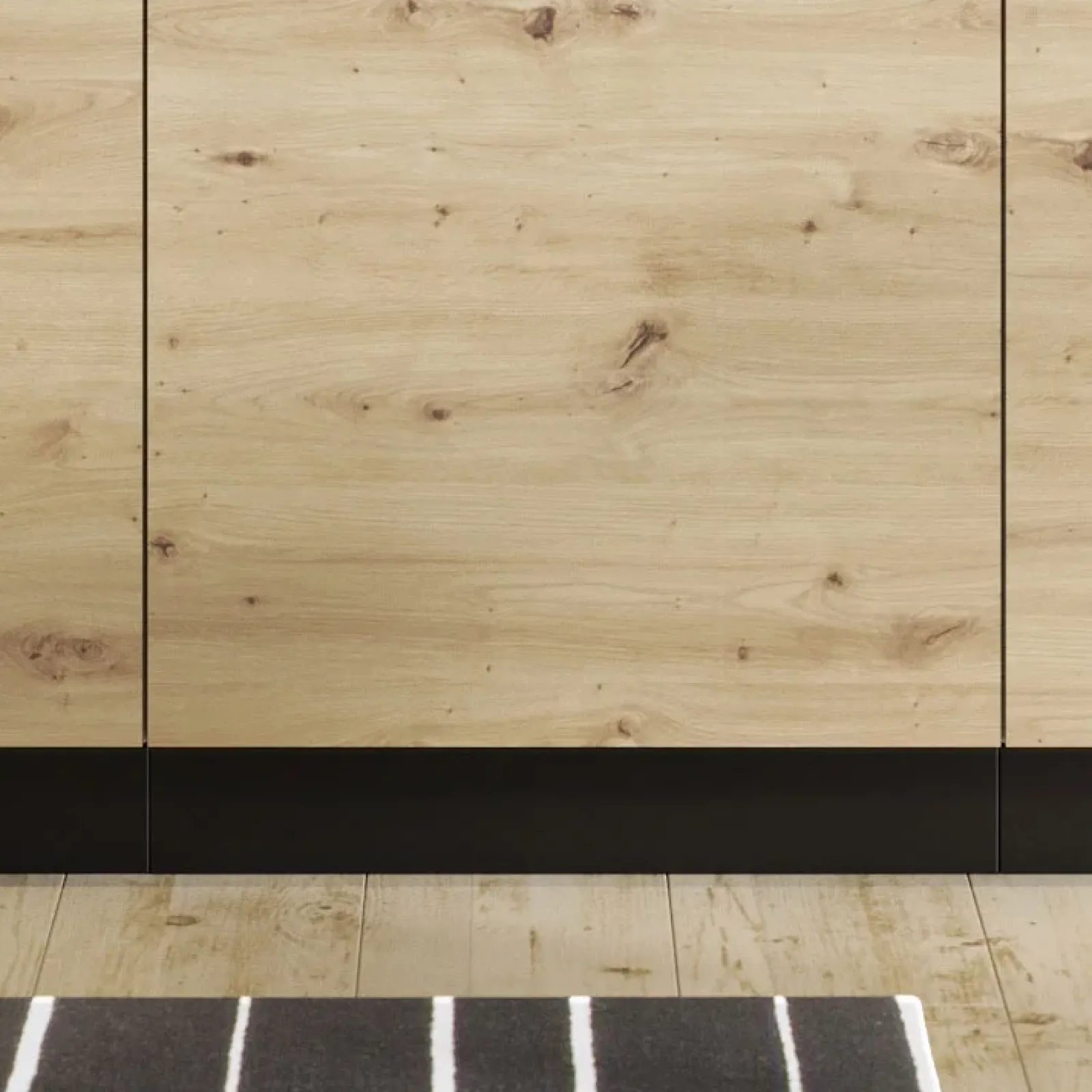 Garnero Arredamenti Cucine Complete|Cucine Complete-Cucina moderna componibile 240cm quercia nero Terry