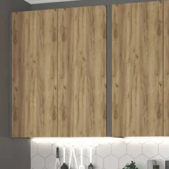 Garnero Arredamenti Cucine Complete|Cucine Complete-Cucina moderna lineare 180cm quercia antracite Amber