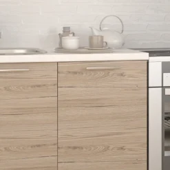 Garnero Arredamenti Cucine Complete|Cucine Complete-Cucina moderna standard 220cm rovere beige Noemi