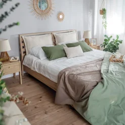 Garnero Arredamenti Cuscini E Guanciali|Cuscini E Guanciali-Cuscino decorativo per letto matrimoniale contenitore 160x200cm rovere Noor