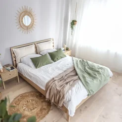 Garnero Arredamenti Cuscini E Guanciali|Cuscini E Guanciali-Cuscino decorativo per letto matrimoniale contenitore 160x200cm rovere Noor