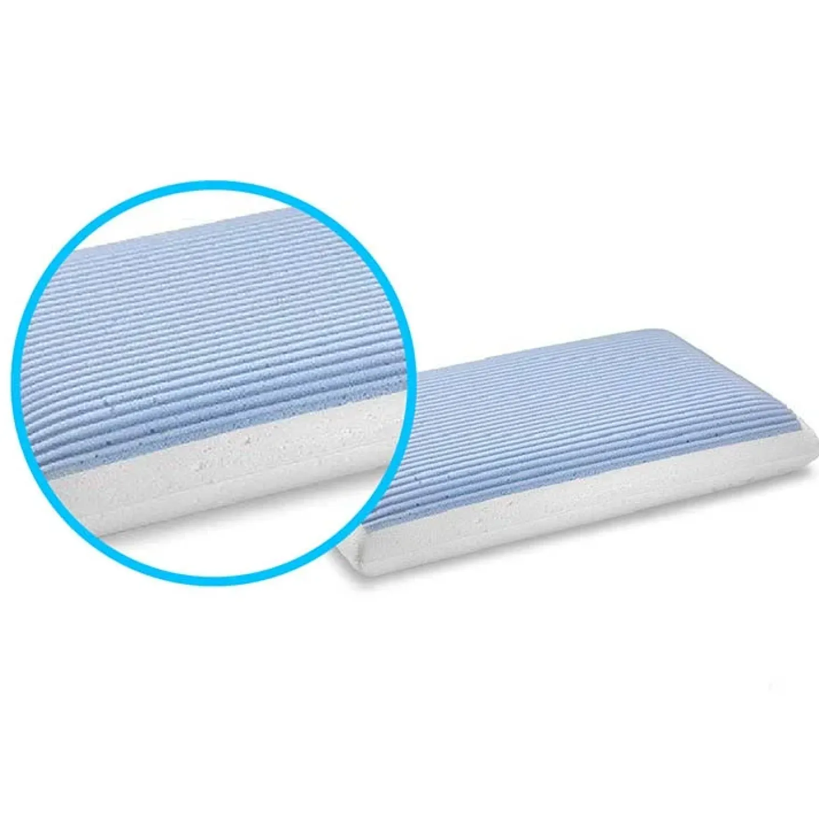 Garnero Arredamenti Cuscini E Guanciali|Cuscini E Guanciali-Cuscino guanciale in memory 72x42cm traspirabile Nuvola