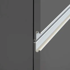 Garnero Arredamenti Scaffali E Dispense-Dispensa cucina 60x165h cm 4 ripiani antracite grigio pietra Gourmet Antracite - Grigio pietra