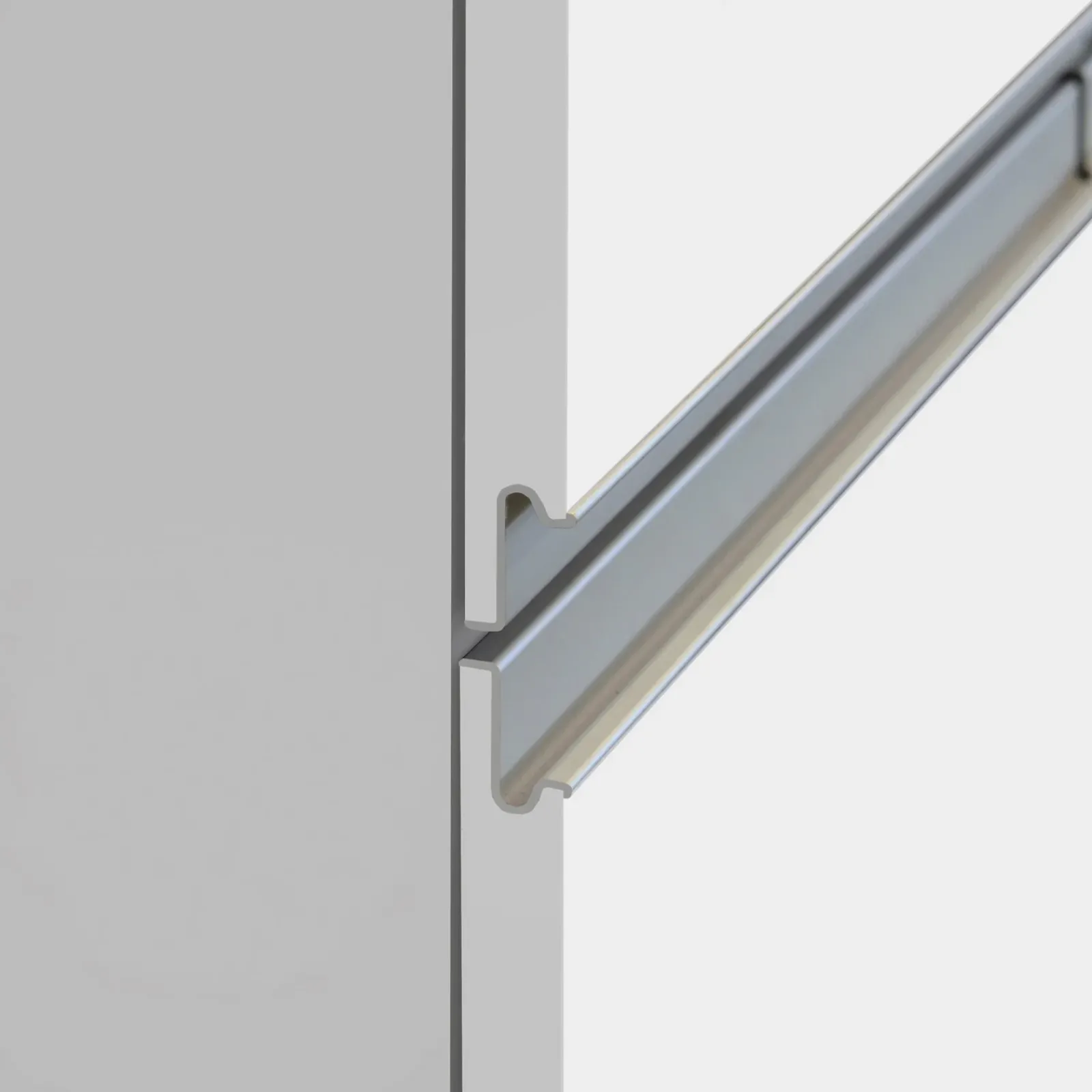 Garnero Arredamenti Scaffali E Dispense-Dispensa cucina 60x165h cm 4 ripiani bianco grigio pietra Gourmet Bianco Lucido - Grigio pietra