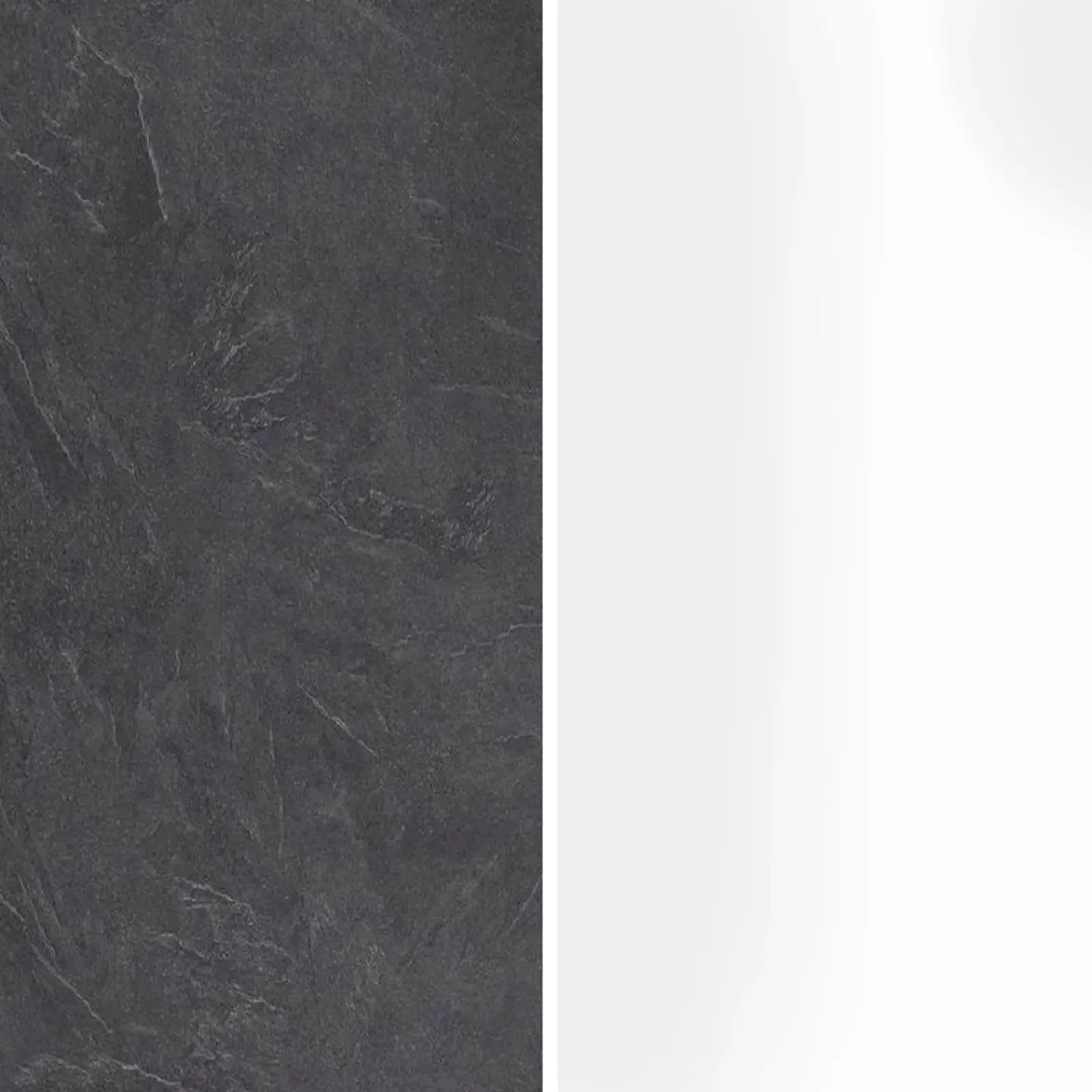 Garnero Arredamenti Scaffali E Dispense-Dispensa cucina 60x165h cm 4 ripiani bianco grigio pietra Gourmet Bianco Lucido - Grigio pietra