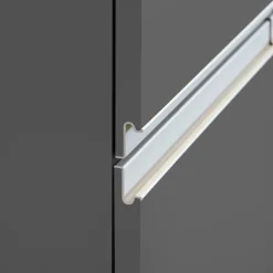 Garnero Arredamenti Scaffali E Dispense-Dispensa cucina 30x165h cm scorrevole antracite grigio pietra Gourmet Antracite - Grigio pietra