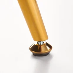 Garnero Arredamenti Divani Lineari-Divanetto 131x77cm 2 posti imbottito in velluto rosa antico gambe in oro Gabriella Tessuto Vellutino Rosa