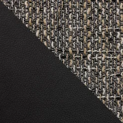 Garnero Arredamenti Divani Angolari|Divani Letto-Divano angolare letto 230x140cm 3 posti grigio chiaro nero Metz