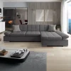 Garnero Arredamenti Divani Angolari|Divani Letto-Divano con angolo a destra 4 posti 278x161cm grigio Artemio