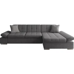Garnero Arredamenti Divani Angolari|Divani Letto-Divano con angolo a destra 4 posti 278x161cm grigio Artemio