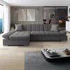 Garnero Arredamenti Divani Angolari|Divani Letto-Divano con angolo a sinistra 4 posti 278x161cm grigio Artemio
