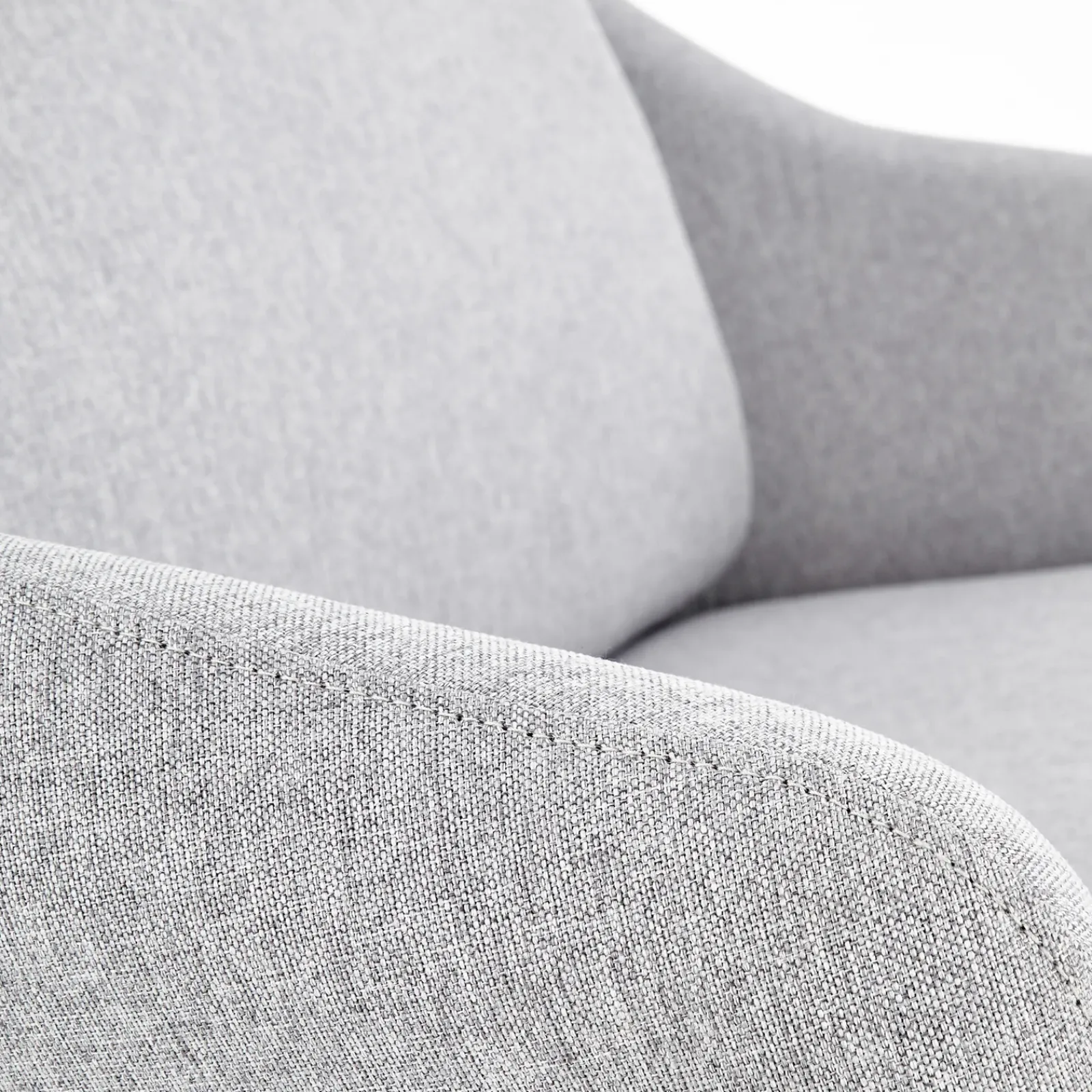 Garnero Arredamenti Divani Lineari-Divano imbottito moderno 125x83cm grigio nero Erminia 2