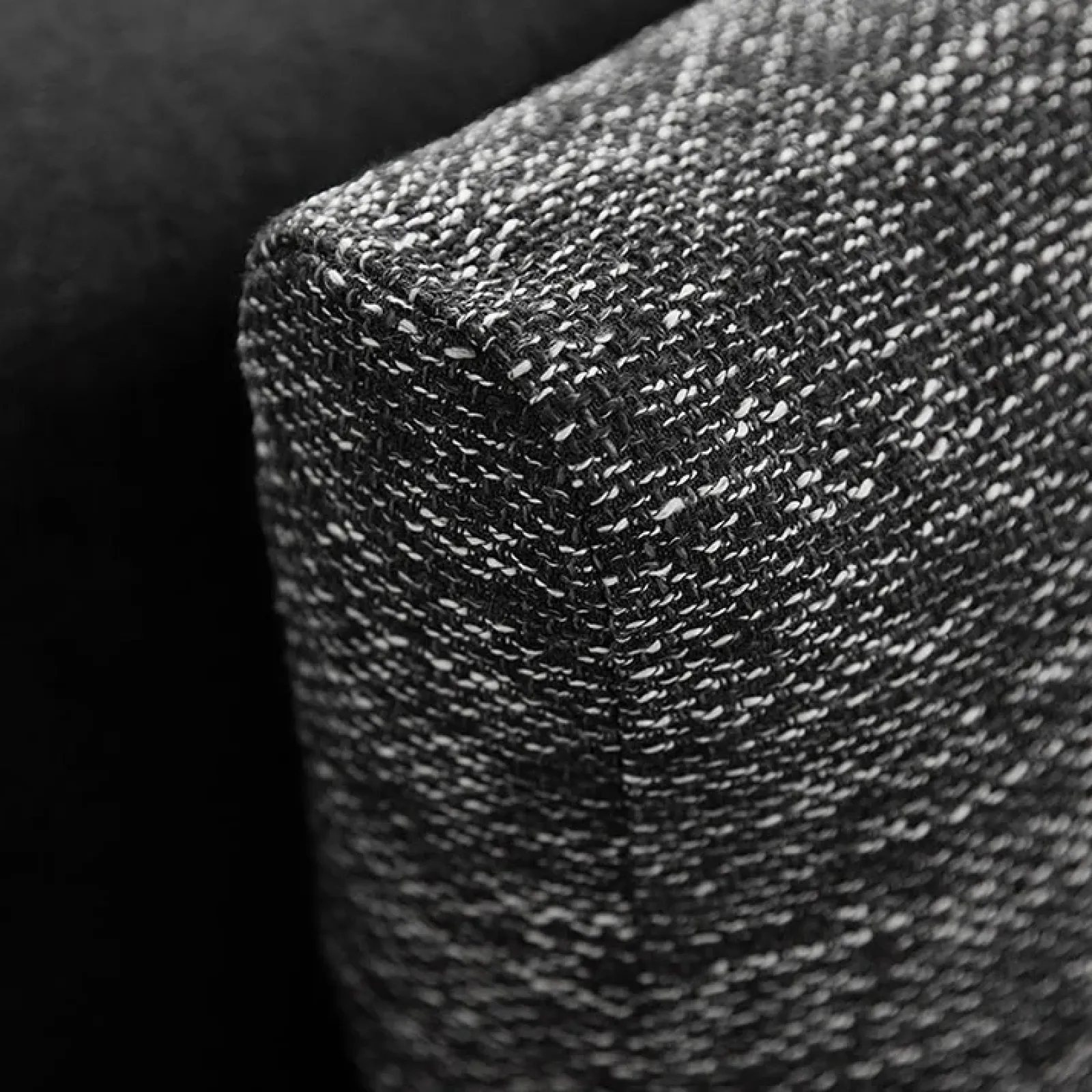 Garnero Arredamenti Divani Lineari|Divani Letto-Divano letto 3 posti imbottito 200cm nero grigio scuro Barney