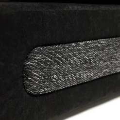 Garnero Arredamenti Divani Lineari|Divani Letto-Divano letto 3 posti imbottito 200cm nero grigio scuro Barney