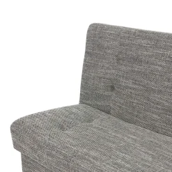 Garnero Arredamenti Divani Letto|Divani Letto-Divano letto 2 posti matrimoniale senza braccioli 192cm grigio beige Joby Tessuto Lawa Grigio