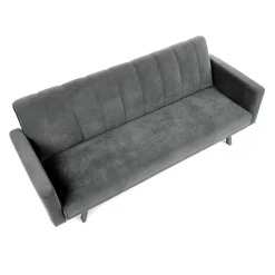 Garnero Arredamenti Divani Letto|Divani Letto-Divano letto 3 posti 192x82 cm velluto Nespolo Grigio scuro