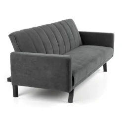 Garnero Arredamenti Divani Letto|Divani Letto-Divano letto 3 posti 192x82 cm velluto Nespolo Grigio scuro