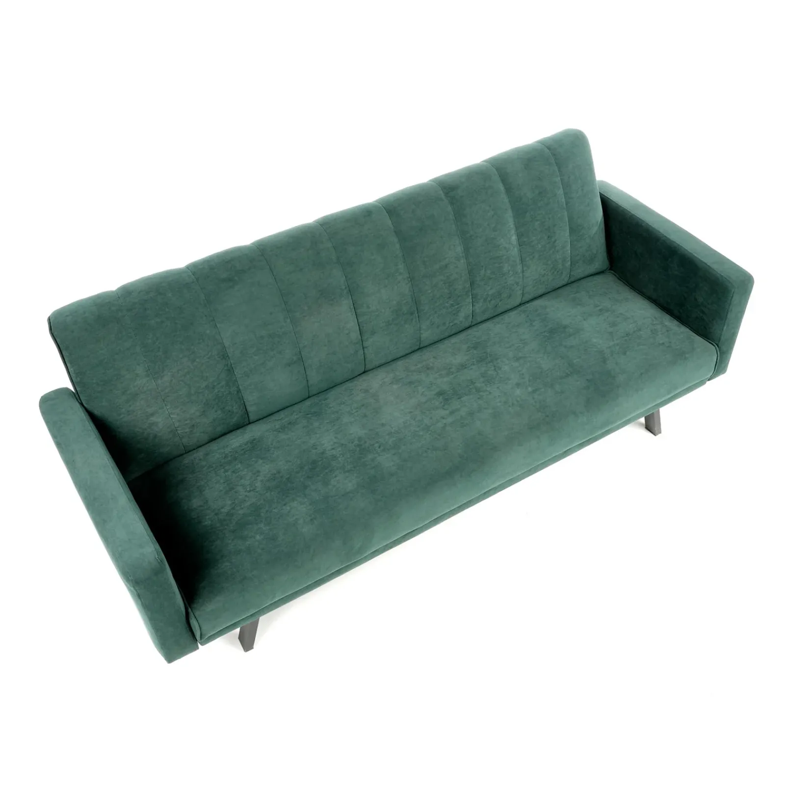 Garnero Arredamenti Divani Letto|Divani Letto-Divano letto 3 posti 192x82 cm velluto scuro Nespolo Verde