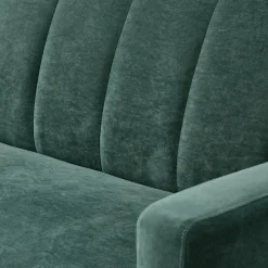 Garnero Arredamenti Divani Letto|Divani Letto-Divano letto 3 posti 192x82 cm velluto scuro Nespolo Verde