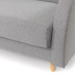 Garnero Arredamenti Divani Letto|Divani Letto-Divano letto 2 posti 216x87cm con box contenitore grigio Nebbia