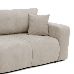 Garnero Arredamenti Divani Lineari|Divani Letto-Divano letto 3 posti 248x90cm con contenitore in Floty Tessuto Velo Beige