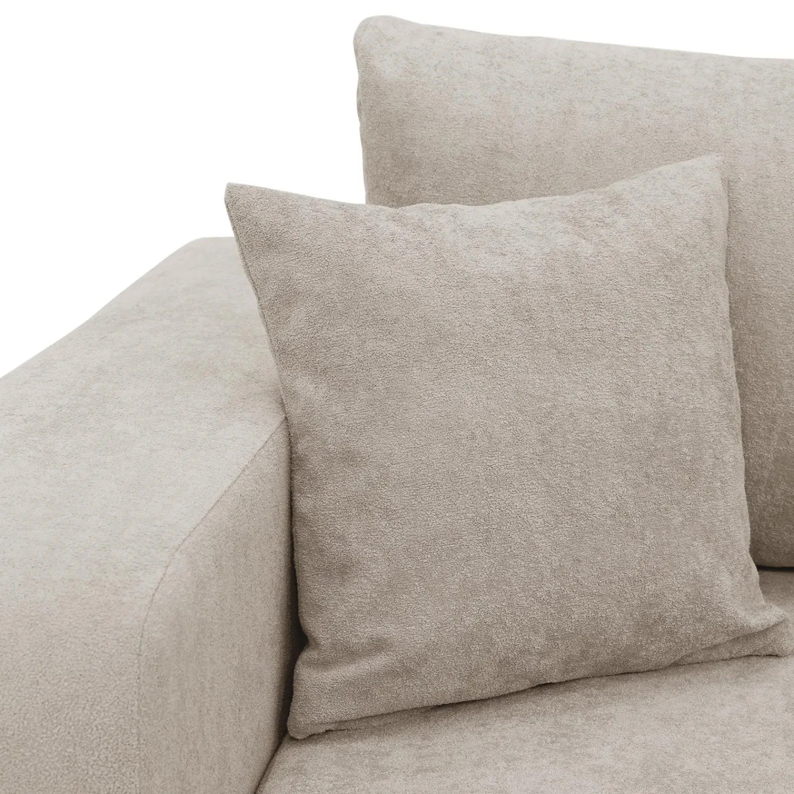 Garnero Arredamenti Divani Lineari|Divani Letto-Divano letto 3 posti 248x90cm con contenitore in Floty Tessuto Velo Beige