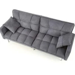 Garnero Arredamenti Divani Lineari|Divani Letto-Divano letto 2 posti 193x58cm grigio acciaio Cassandra