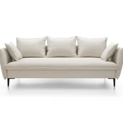 Garnero Arredamenti Divani Letto|Divani Letto-Divano letto 3 posti 237x105cm tessuto bianco Tranquil