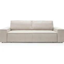 Garnero Arredamenti Divani Letto|Divani Letto-Divano letto 3 posti 257x106cm velluto a coste beige Snuggle Velluto a Coste Poso Beige