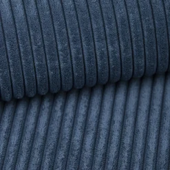 Garnero Arredamenti Divani Letto|Divani Letto-Divano letto 3 posti 257x106cm velluto a coste blu Snuggle Velluto a Coste Poso Blu