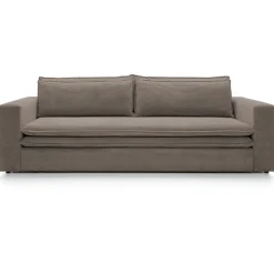 Garnero Arredamenti Divani Letto|Divani Letto-Divano letto 3 posti 244x95cm velluto a coste marrone Restful Velluto a Coste Poso Marrone