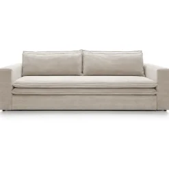 Garnero Arredamenti Divani Letto|Divani Letto-Divano letto 3 posti 244x95cm velluto a coste beige Restful Velluto a Coste Poso Beige
